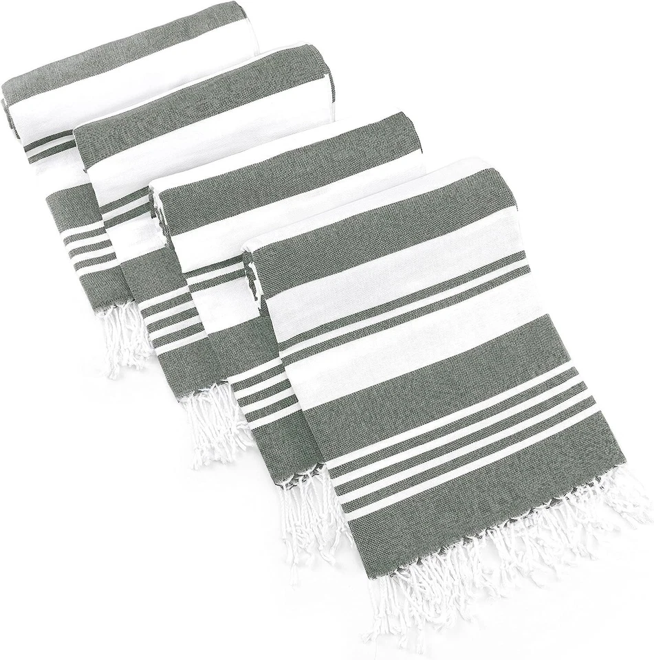 Paquete de 4 toallas de playa turcas (40 x 72 pulgadas) 100 % algodón toallas utopía de gran tamaño Foto 1 de 1