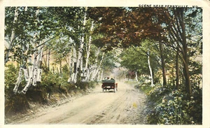 Country Road Perryville postal Maryland 1915 automóvil - Imagen 1 de 2