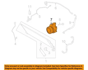 MAZDA OEM 06-15 MX-5 Miata Condenser, Compressor Lines-Compressor Assy NEY161450 - Picture 1 of 2