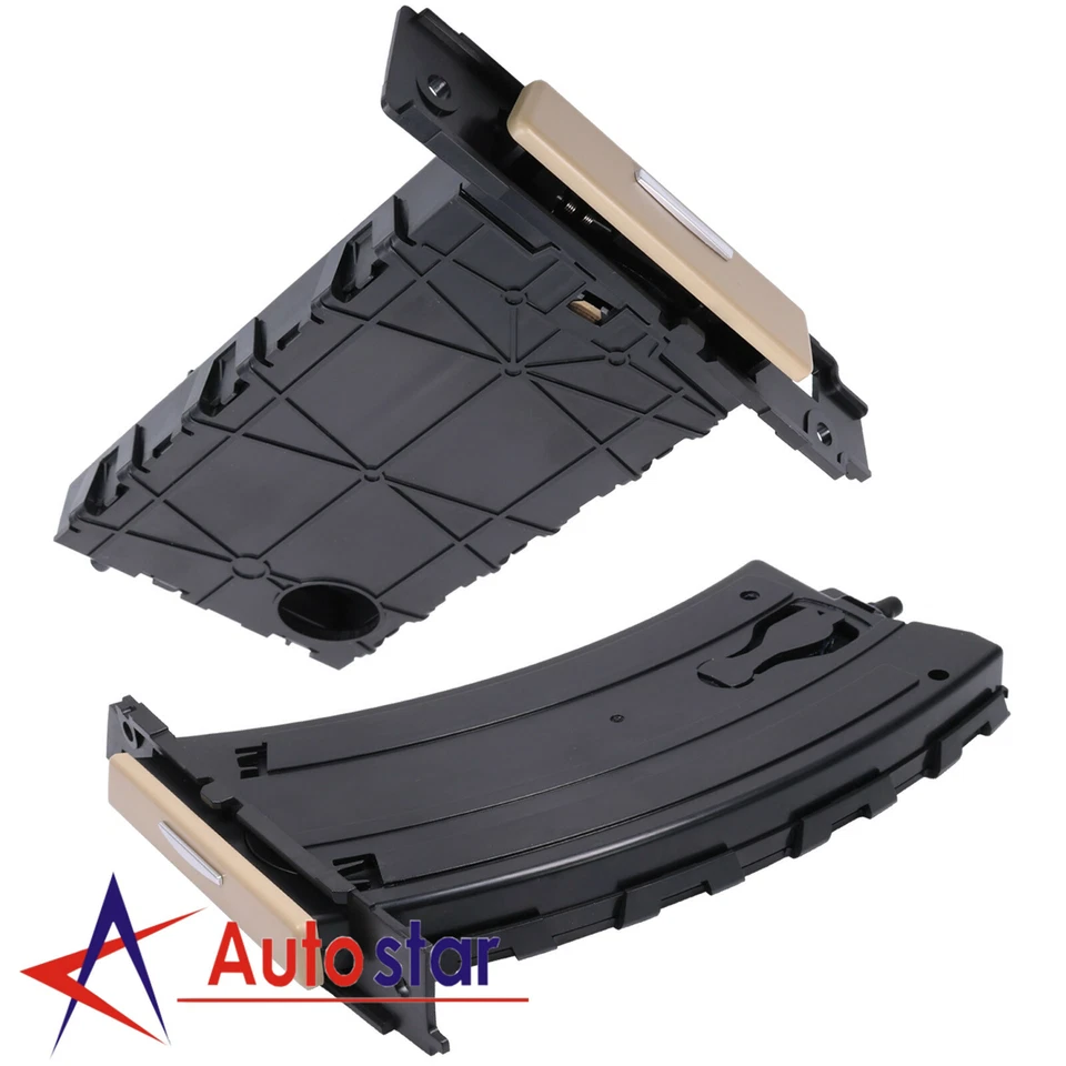 2 peças porta-copos frontais laterais esquerdo e direito bege para BMW 325i 330i 335i 328i M3 - Imagem 1 de 4