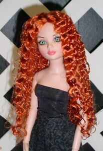 Doll Wig, Monique "Christine" Size 7/8 in Carrot fits Little Darling