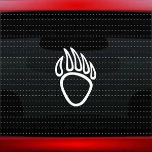Bear Paw #1 Native American Car Decal Window Sticker Feather Wolf (20 COLORS!) - Picture 1 of 1