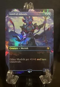 MTG Lost Caverns of Ixalan Special Guests Lord of Atlantis Borderless Foil NM - Picture 1 of 2