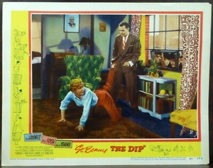 Dick Haymes Nina Foch Original 1950s Lobby Card St. Benny the Dip