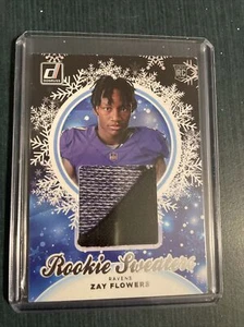 Zay Flowers RC 2023 Panini Donruss Rookie Sweaters #HS – ZFL Ravens - Picture 1 of 2