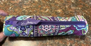 🌸Vera Bradley Pencil/Pinsel Kosmetiktasche Lila - Bild 1 von 6