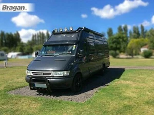 Roof Bar C To Fit Iveco Daily Medium 14+ High Stainless Steel Accessories BLACK - Picture 1 of 5