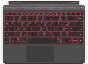Beleuchtete Surface Go 2021/2020/2018 Tastatur Type Cover, Bluetooth 5.1, QWERTZ - Photo 1/8