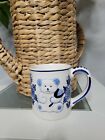 Vintage 1984 Delft Blue Hand Painted Coffe Cup -3D Teddy Bear Mug