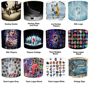 Ice Hockey Lampshades Ceiling Lights Table Lamp shades & Pendant shades. - Picture 1 of 13