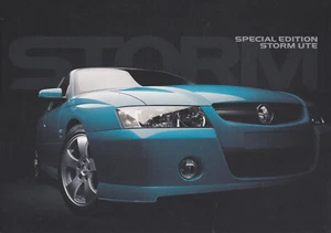 2005 Holden Ute Storm, Special Edition, Very Sharp 2-Fold Australian Brochure - Picture 1 of 2