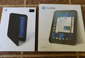 HP TouchPad FB359UA 32GB, Wi-Fi, 9.7in - Glossy Black + Case Bundle NEW SEALED - Picture 1 of 5