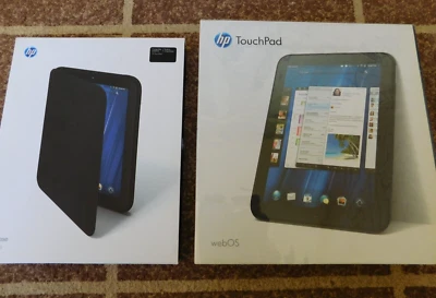 HP TouchPad FB359UA 32GB, Wi-Fi, 9.7in - Glossy Black + Case Bundle NEW SEALED - Image 1 of 4