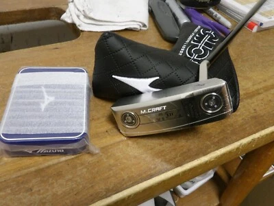Mizuno M-Craft OMOI 01 Milled Forged Satin 34" Putter HC Weight Kit BRAND NEW - Image 1 of 4