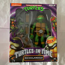 NECA Michelangelo TMNT  Turtles in Time 7-Inch Action Figure- Michelangelo-NEW