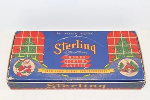 Vtg Sterling Straitline Indoor Lighting Outfit GE 1950s Christmas Lights *READ* - Picture 1 of 6