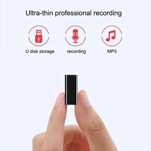 500 Stunden Mini Spion versteckter sprachgesteuerter Recorder Digital Audio Magnet MP3-Player - Bild 1 von 6