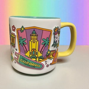 Disney 2025 Starbucks California Adventure Lands & Attractions Coffee Mug Cup - Picture 1 of 2