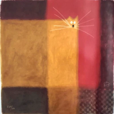 Serigrafía Govinder Nazran Bo Diddley sobre lienzo nunca enmarcada # I 45/50 sin certificado de autenticidad Foto 1 de 3