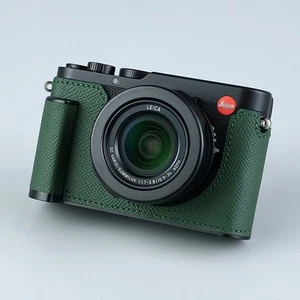 Genuine Leather Camera Bag Case Grip Cover Belt Strap For Leica D-LUX8 DLUX8 - Picture 1 of 45