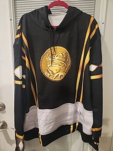 NEW RARE Mens Size 2XL Hoodie Black Ranger Ninjetti Power Rangers Hoodie - Picture 1 of 5