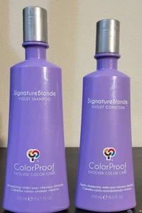 ColorProof Signature Blonde Violet Shampoo 10.1 fl oz & Conditioner 8.5 fl oz - Picture 1 of 2