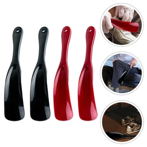 4 piezas bocinas de plástico para zapatos con mango racional bocinas para zapatos para el hogar - Imagen 1 de 12