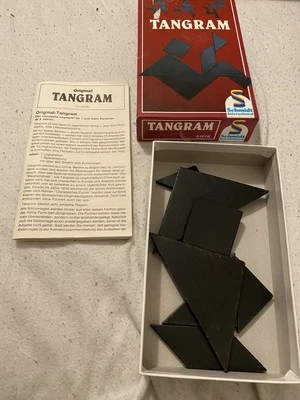 Spiel,tangram,schmid Spiele, Retro,Vintage, Gebraucht, Original - Bild 1 von 4