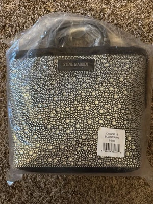 NEW STEVE MADDEN RHINESTONE BLACK CROSSBODY PURSE - Image 1 of 4