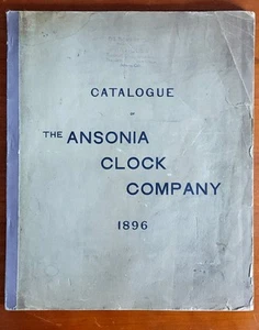 Original Antique 1896 New Haven Clock Company Catalog W/ Prices & Illustrations - Picture 1 of 18