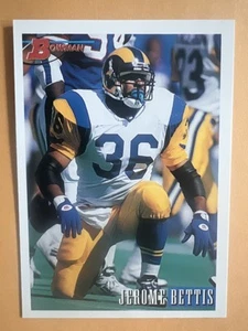 1993 Bowman Jerome Bettis #264 Rookie Los Angeles Rams RC NM+ - Picture 1 of 2