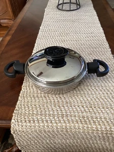 Classica Gold Stainless Steel 5 Ply Thermium 8.5" Fry Pan W/ Lid - Picture 1 of 5