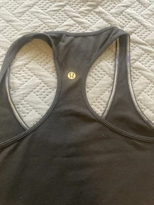 Lululemon DAMEN SCHWARZES TANKTOP GRÖSSE 10 - Bild 1 von 3