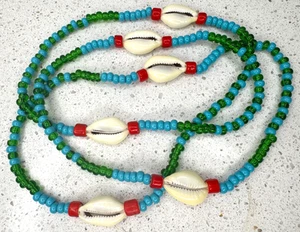 Collar de Iroko Iroco Orisha Eleke necklace Lukumi Yoruba beads VTG Large - Picture 1 of 1
