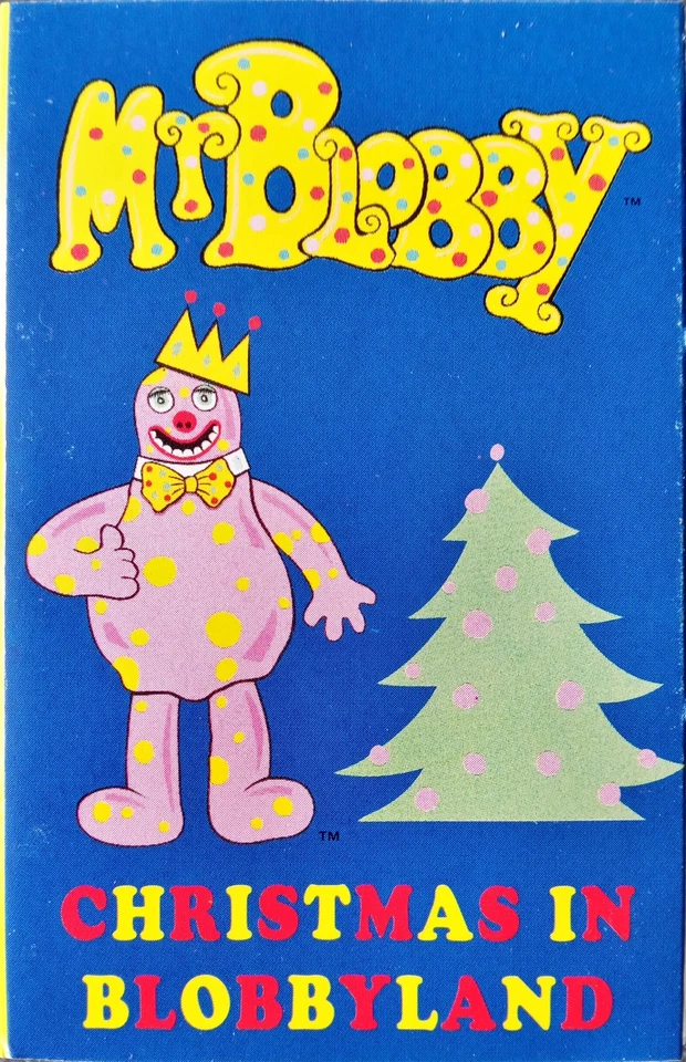Mr Blobby – Christmas In Blobbyland Cassette Single Tape MC Mister Mr. - Image 1 of 1