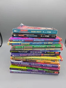 Lot Of 14 R.l. Stine Books Goosebumps And Fear Street - Imagen 1 de 4