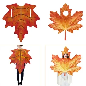 Adult Maple Leaf Costume Accessories for Stage Performance Thanksgiving Day - Picture 1 of 13