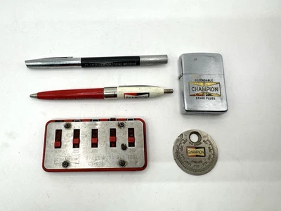 DE COLECCIÓN CHAMPION BUJÍA PUBLICIDAD ZIPPO PLUMA GAP GAUGE INDICADOR DE DISPARO Foto 1 de 4