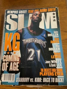 Revista Slam Kevin Garnett Minnesota Timberwolves de marzo de 2002 #58 sin etiqueta  - Imagen 1 de 1