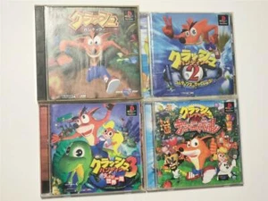 PlayStation 1 Crash Bandicoot 1 2 3 Carnival Japan PS1 games US Seller - Picture 1 of 2