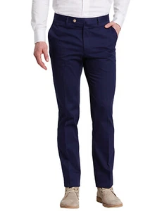 Pantalones de algodón delanteros planos para hombre MAN 1924 by Carlos Castillo talla 30 x 32 - Imagen 1 de 2