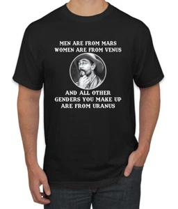 Men Are From Mars Women Are From Venus Political Men T-Shirt - Picture 1 of 13