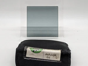 Tiffen 4x4" Linear Polarizer Filter Polarizing Filters MFR #44POL Code #F4P1004 - Picture 1 of 8