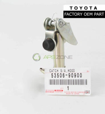 GENUINO TOYOTA LAND CRUISER 1972-1984 BJ40 FJ40 CONJUNTO DE CIERRE DE CAPÓ FABRICANTE DE EQUIPOS ORIGINALES 53506-90900 Foto 1 de 4