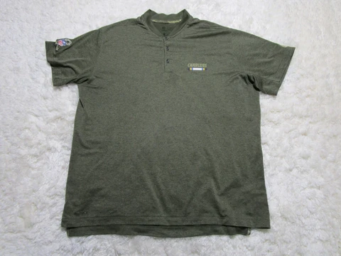 Los Angeles Chargers Shirt Mens 2 XL XXL Green Salute To Service NFL Football Cover