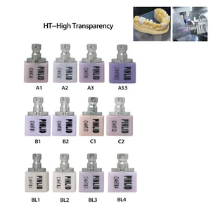 C14 Emax Dental Glass Ceramic HT LT Lithium Dislicate CAD/CAM Cerec Blocks A2 A3 - Picture 1 of 33