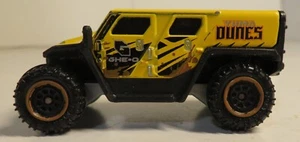 2014 Matchbox Yellow Ghe-O Rescue YUMA DUNES Hummer Truck Loose Toy Mattel Car - Picture 1 of 18