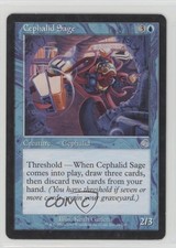 2002 Magic: The Gathering - Torment Cephalid Sage #29 0l2