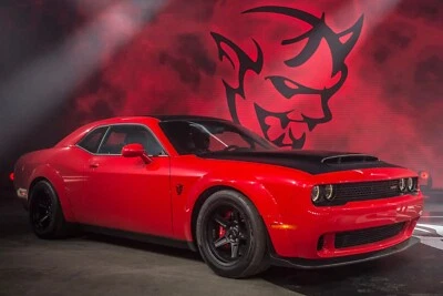 Dodge Challenger SRT Demon 2023 | Póster 24x36 pulgadas Foto 1 de 2