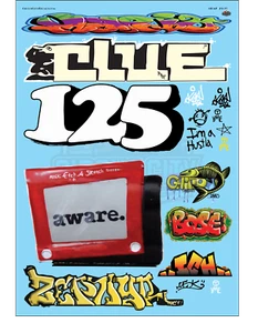 Set decalcomanie scala G graffiti ferroviari - Foto 1 di 1